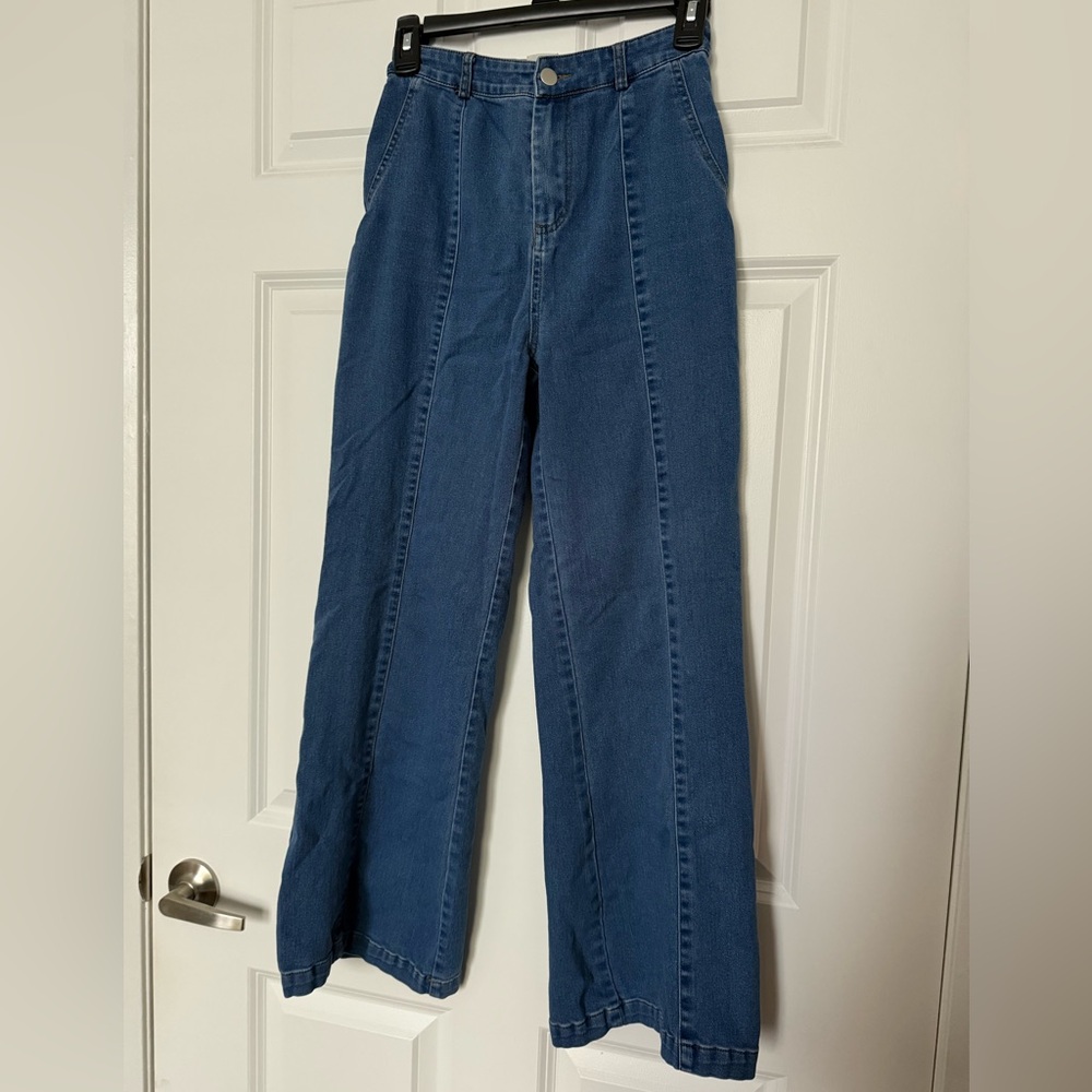 Flying Tomato Blue Flare Jeans